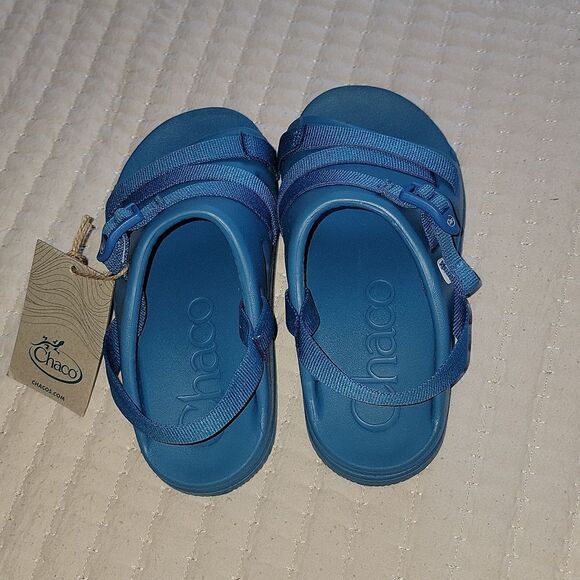 New Chaco Chillos Light Blue Adjustable Strap Performance Sport Sandals Size 2 - Picture 3 of 13